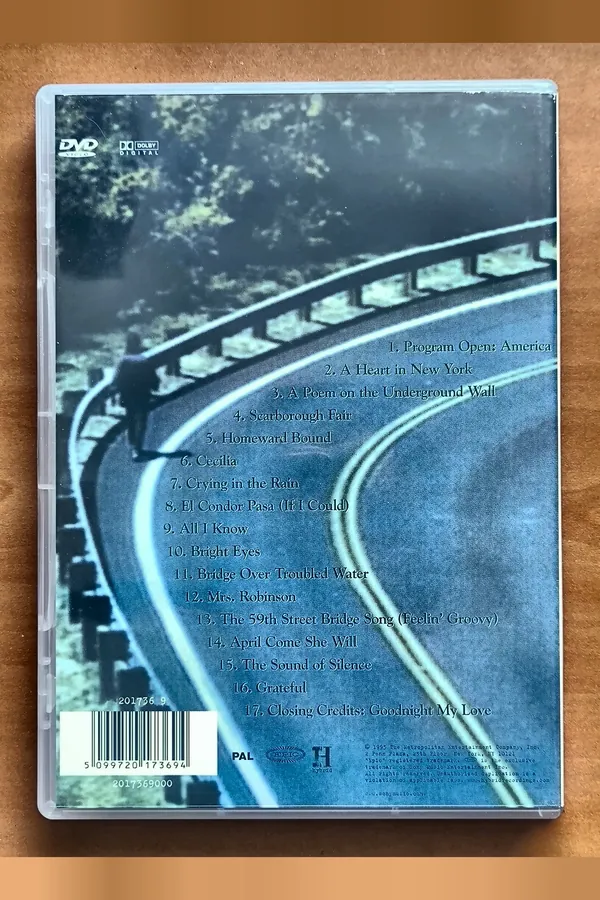 Art Garfunkel: Across America – achterkant