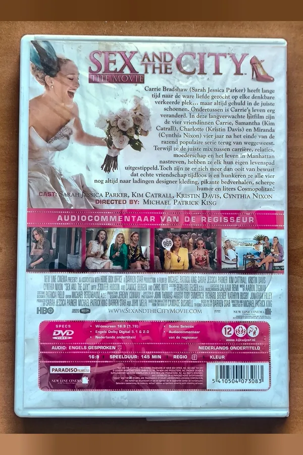 Sex and the City – achterkant