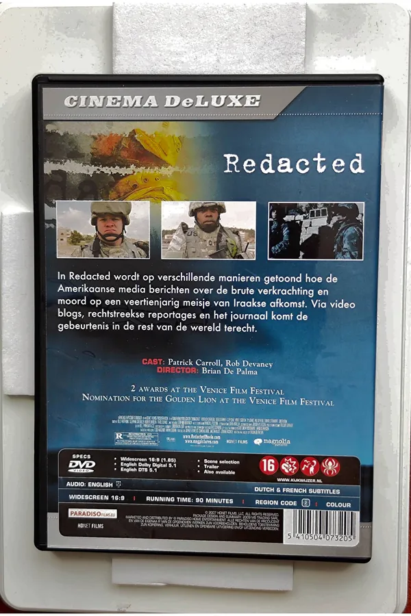 Redacted – achterkant