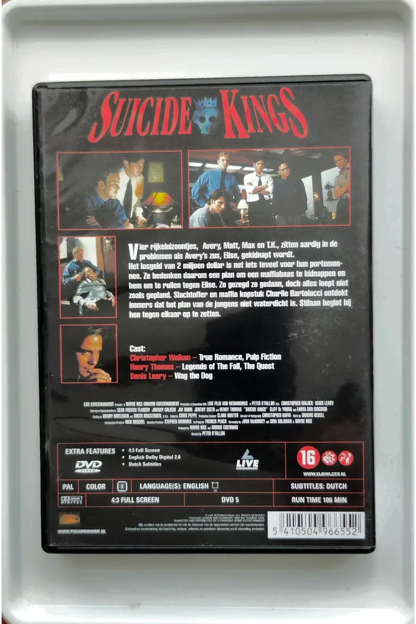 Suicide Kings – achterkant