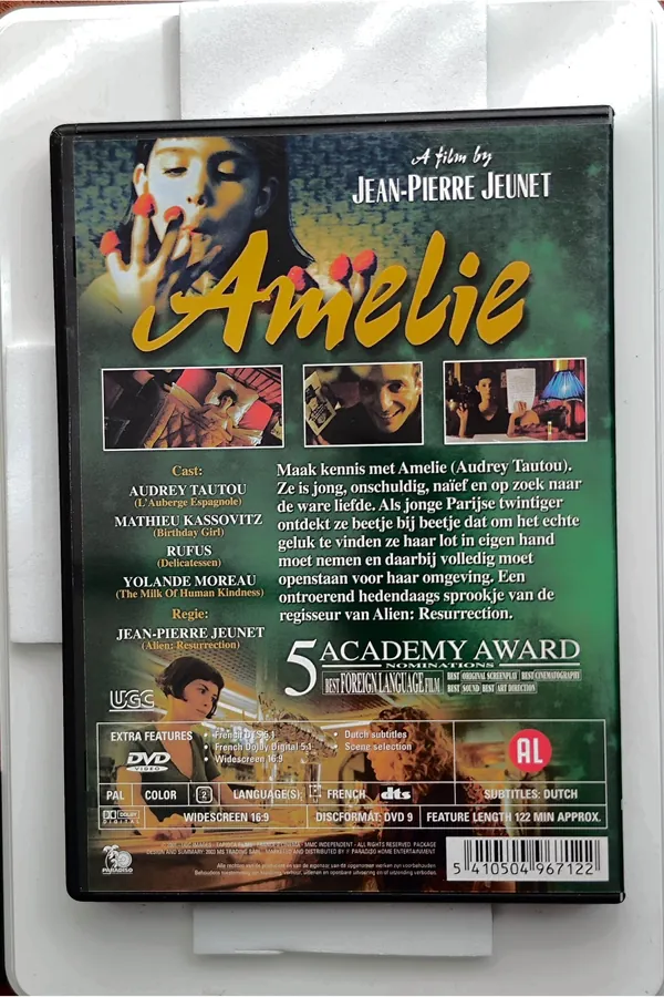Amélie – achterkant