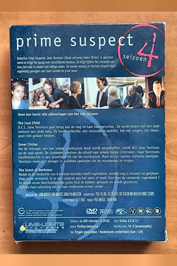 Prime Suspect 4 – achterkant