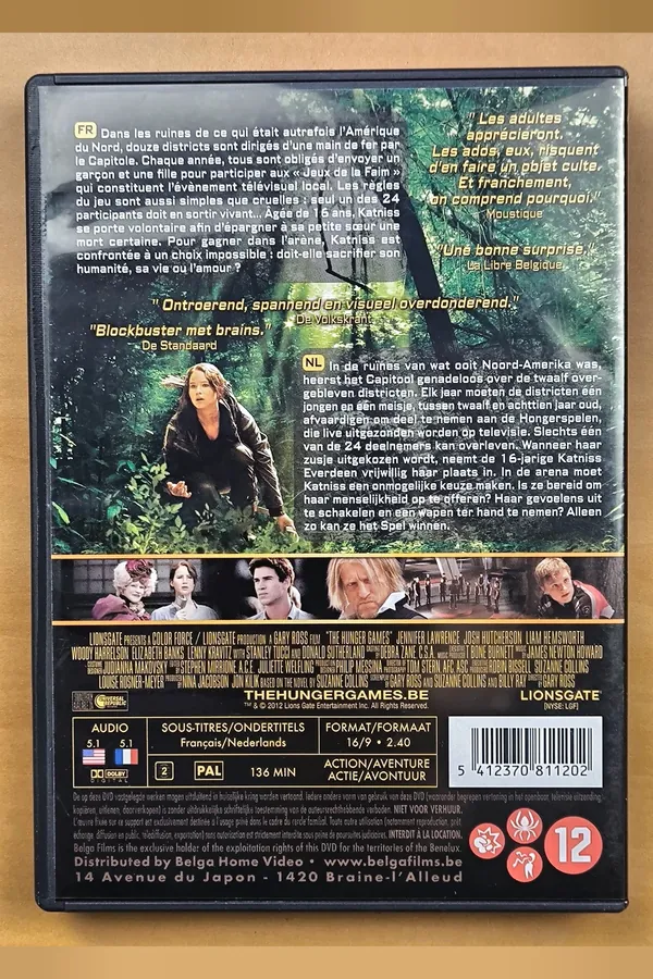 The Hunger Games – achterkant