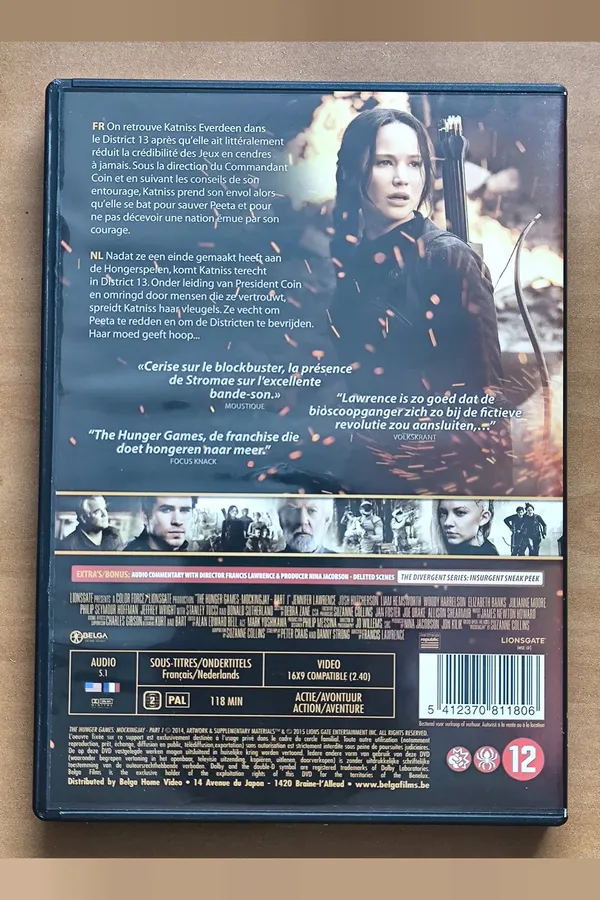The Hunger Games: Mockingjay - Part 1 – achterkant