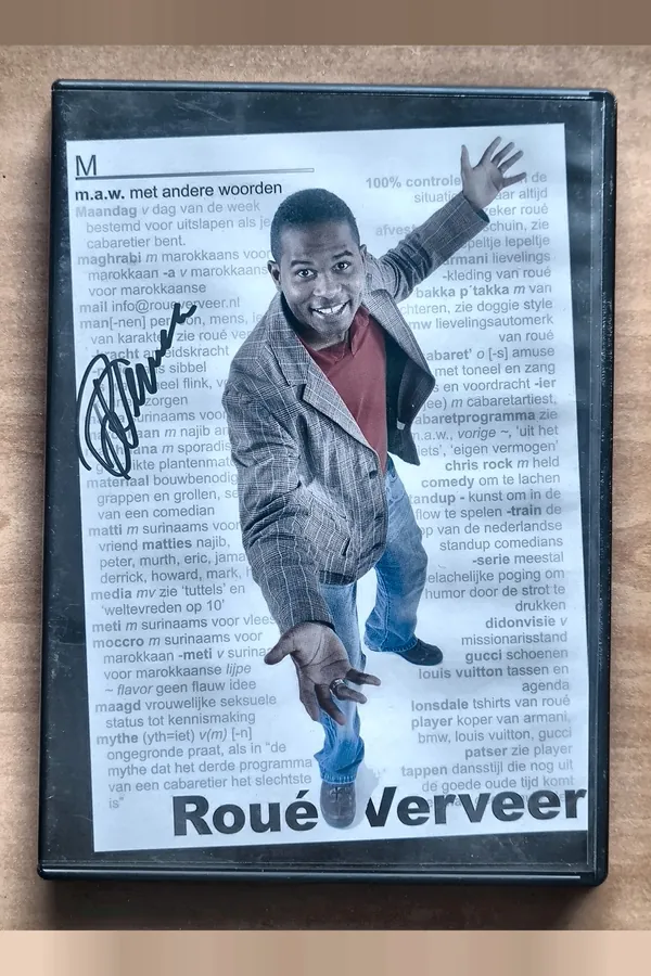 Roué Verveer: M.A.W. Met Andere Woorden – voorkant