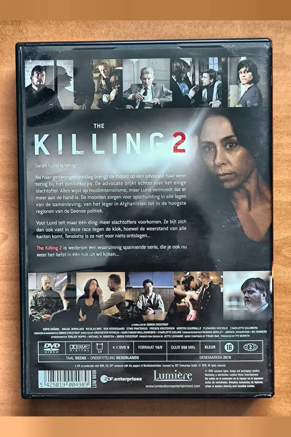 The Killing Forbrydelsen: Season 2 – achterkant