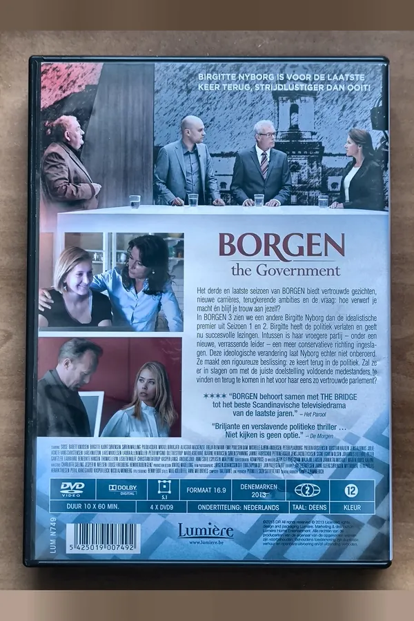 Borgen: Season 3 – achterkant