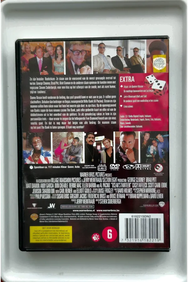Ocean's Thirteen – achterkant