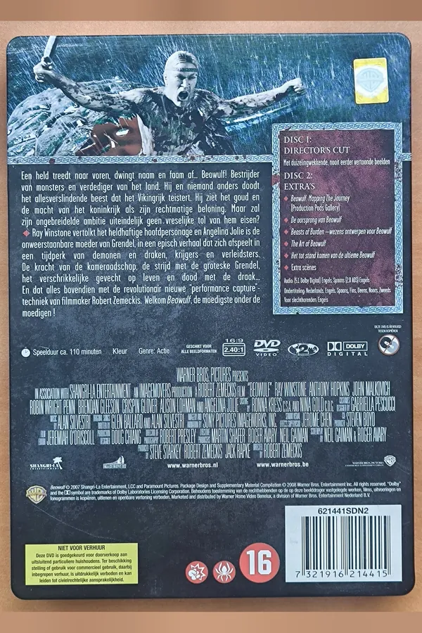 Beowulf – achterkant