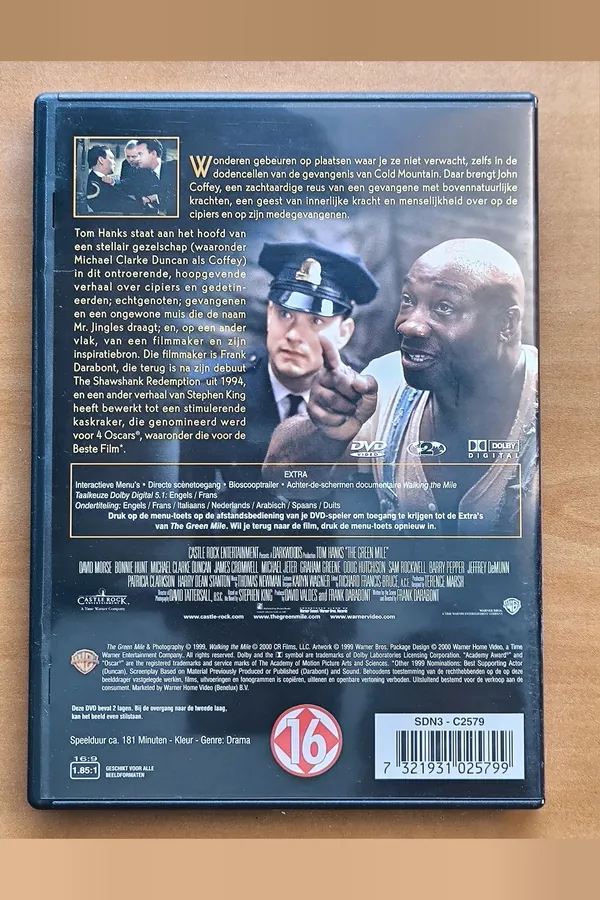 The Green Mile – achterkant