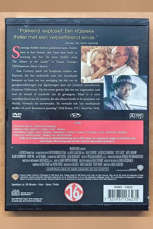 Just Cause – achterkant