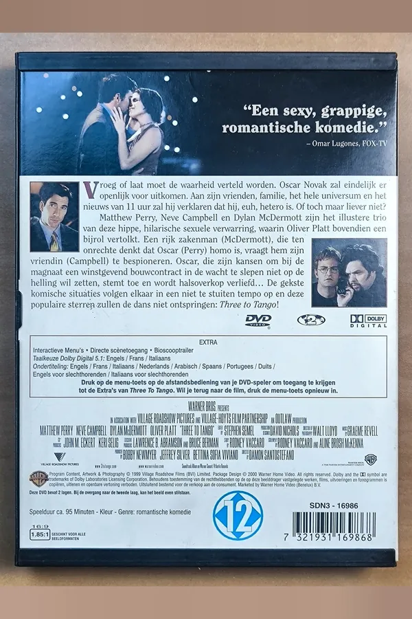 Three to Tango – achterkant