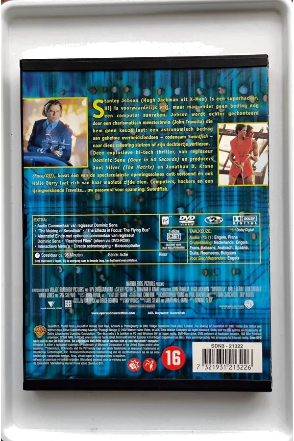 Swordfish – achterkant