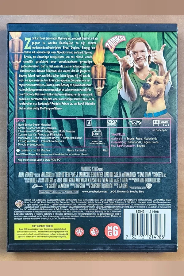 Scooby-Doo – achterkant