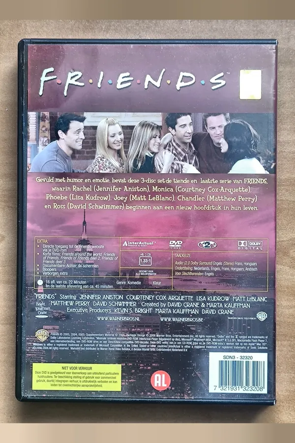 Friends: Season 10 – achterkant