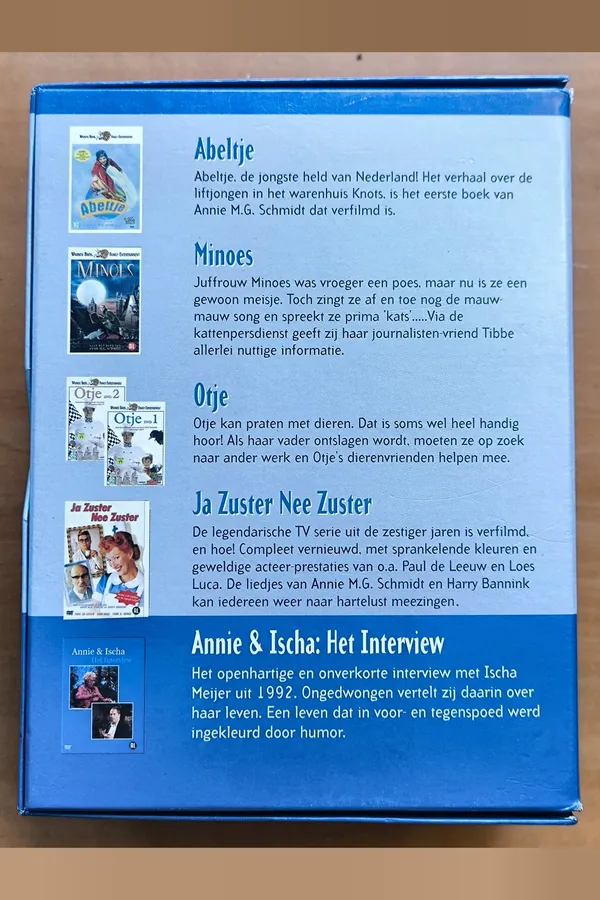 De Leukste Annie M.g. Schmidt Filmhits in een Dvd Box – achterkant