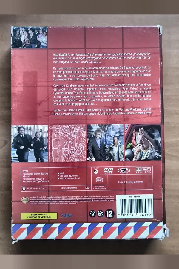 Van Speijk: Seizoen 2 – achterkant