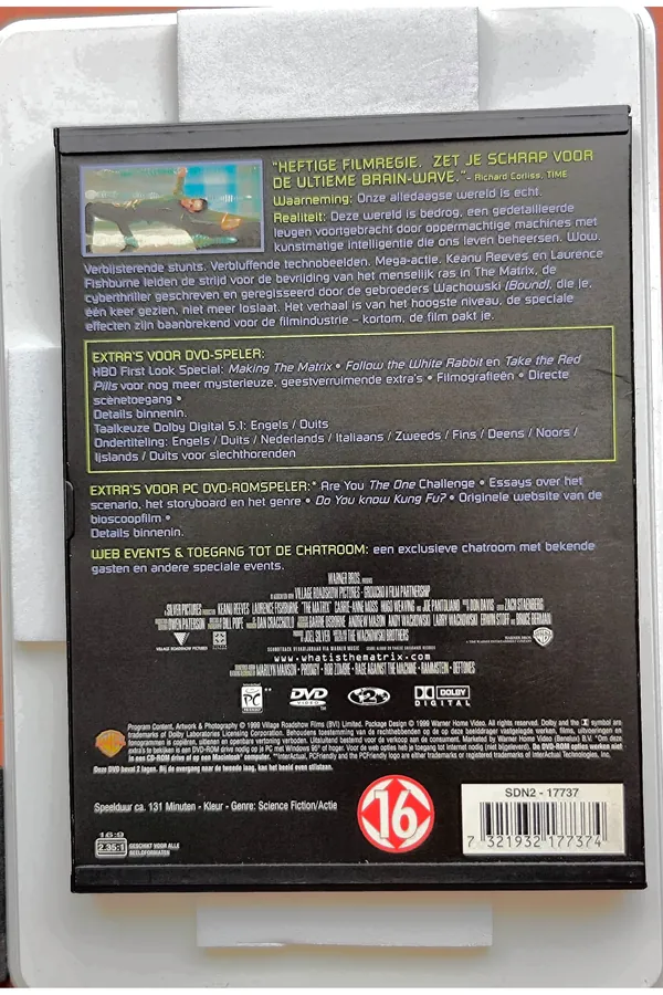 The Matrix – achterkant