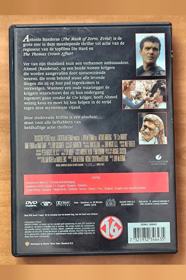 The 13th Warrior – achterkant