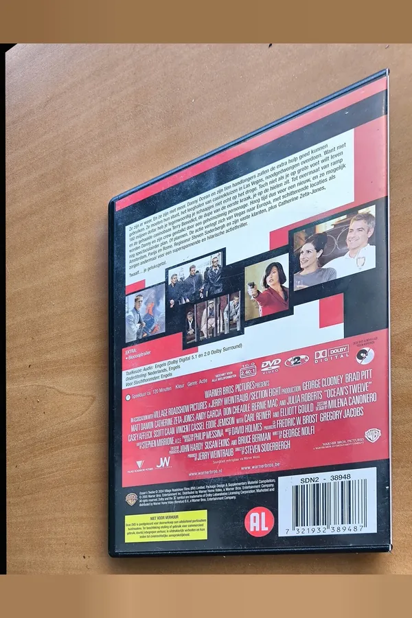 Ocean's Twelve – achterkant