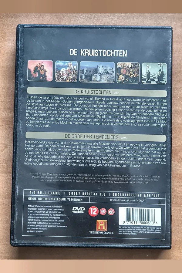 Oorlog in Woord en Beeld - 01 - Kruistochten – achterkant