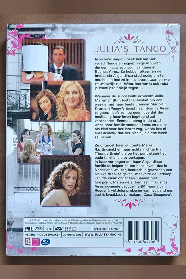 Julia's tango: Seizoen 1 – achterkant