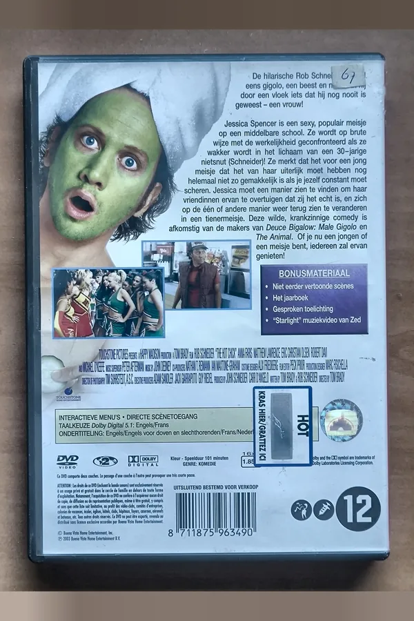 The Hot Chick – achterkant