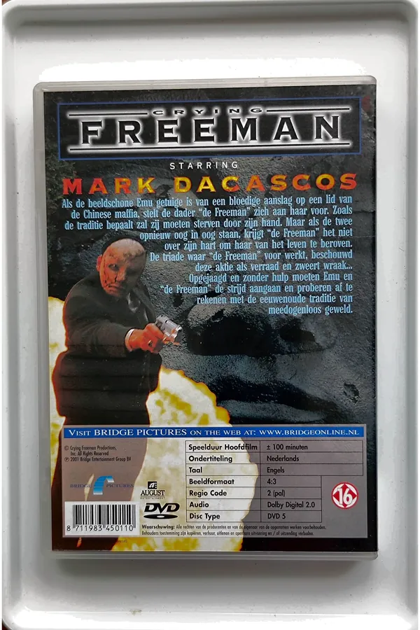Crying Freeman – achterkant