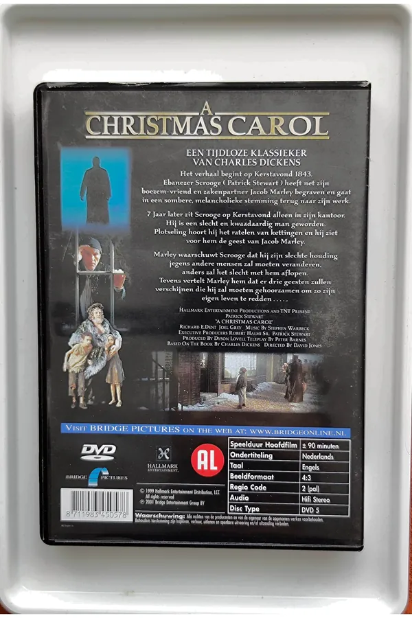 A Christmas Carol – achterkant