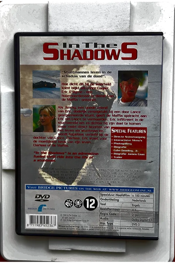In the Shadows – achterkant