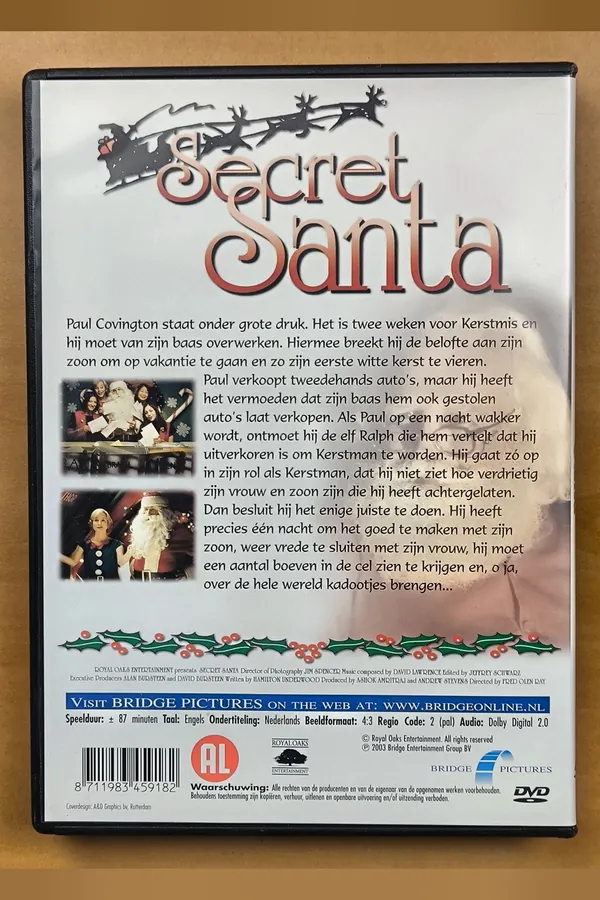 Secret Santa – achterkant