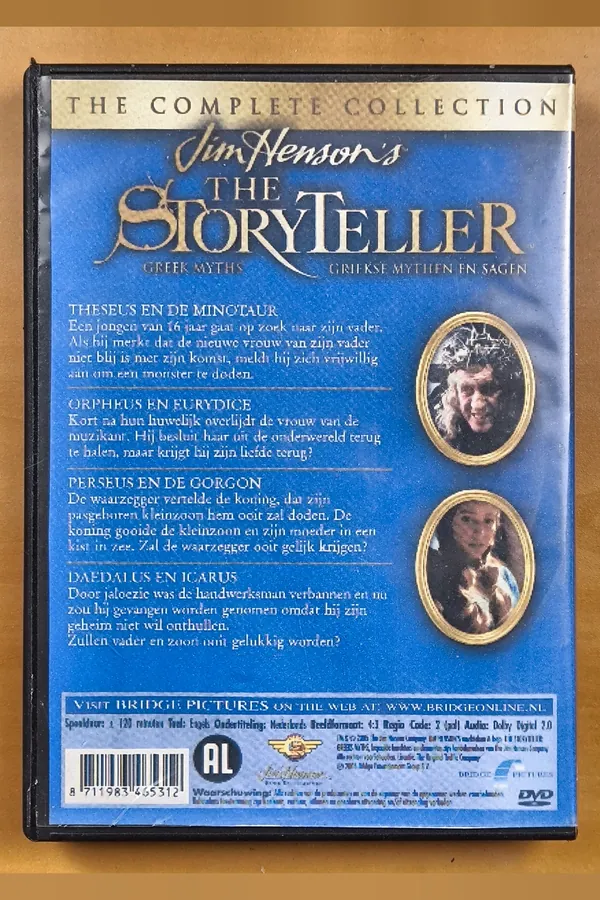 Jim Henson's The Storyteller: Greek Myths – achterkant