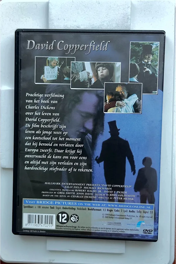 David Copperfield – achterkant
