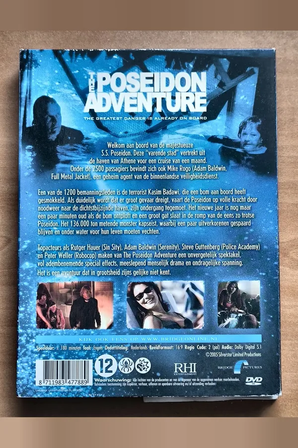 The Poseidon Adventure – achterkant