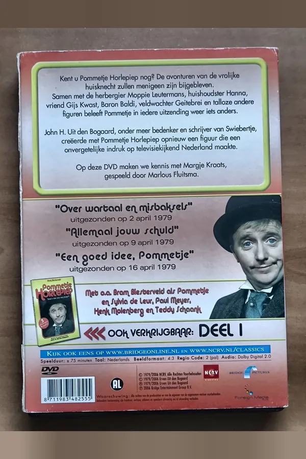 Pommetje Horlepiep: Deel 2 – achterkant