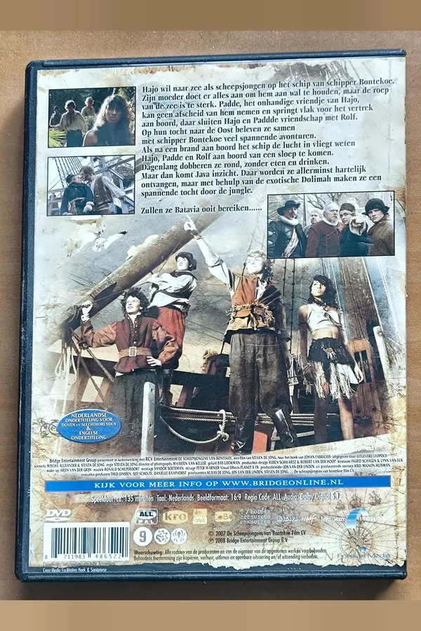 De scheepsjongens van Bontekoe – achterkant