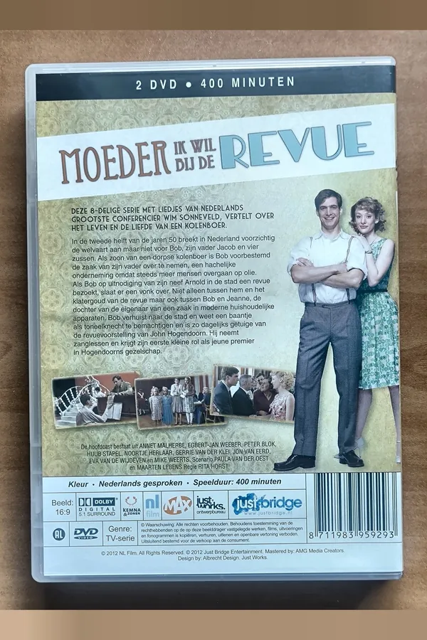 Moeder, ik wil bij de Revue: Season 1 – achterkant
