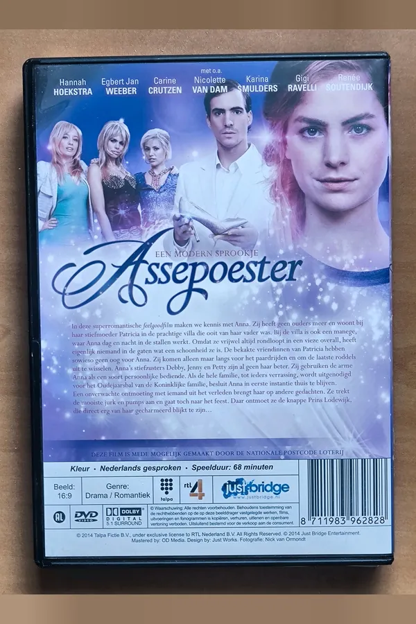 Assepoester: een modern sprookje – achterkant
