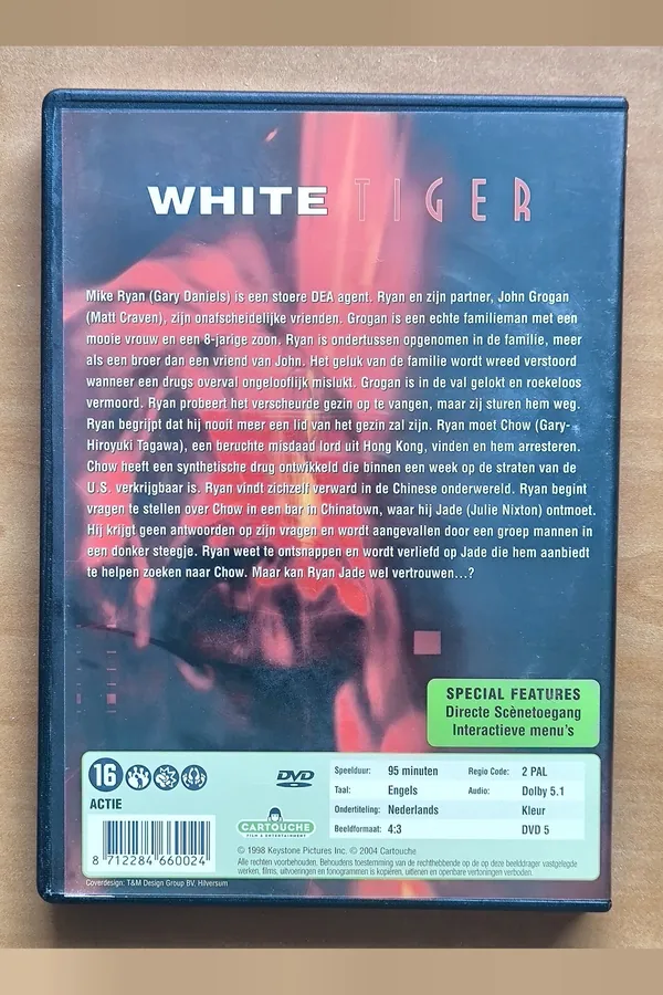 White Tiger – achterkant