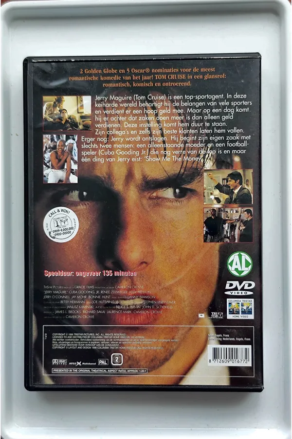 Jerry Maguire – achterkant