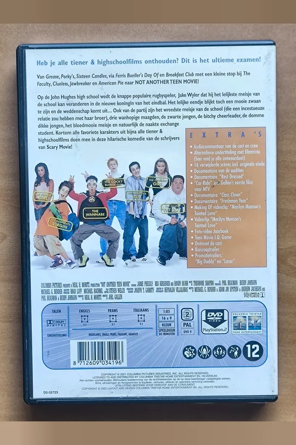 Not Another Teen Movie – achterkant