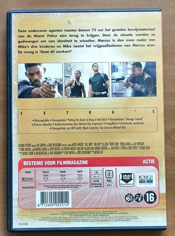 Bad Boys – achterkant