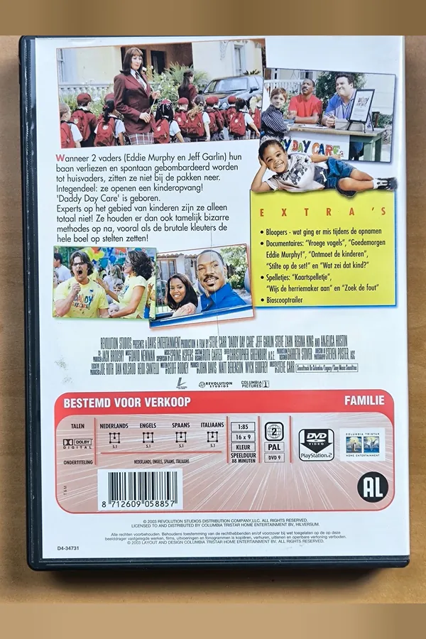 Daddy Day Care – achterkant