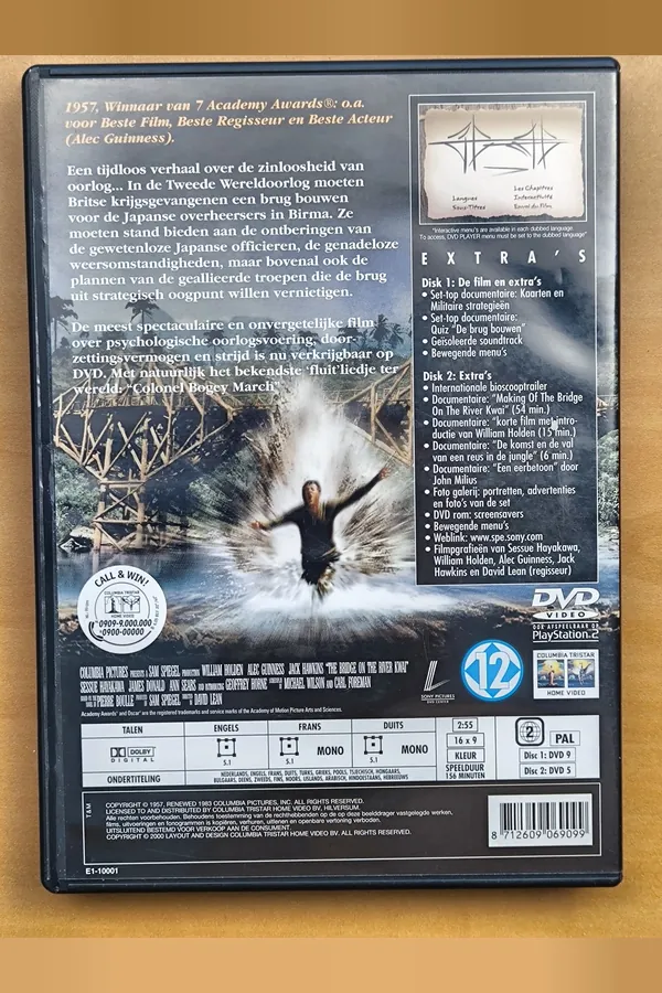 The Bridge on the River Kwai – achterkant