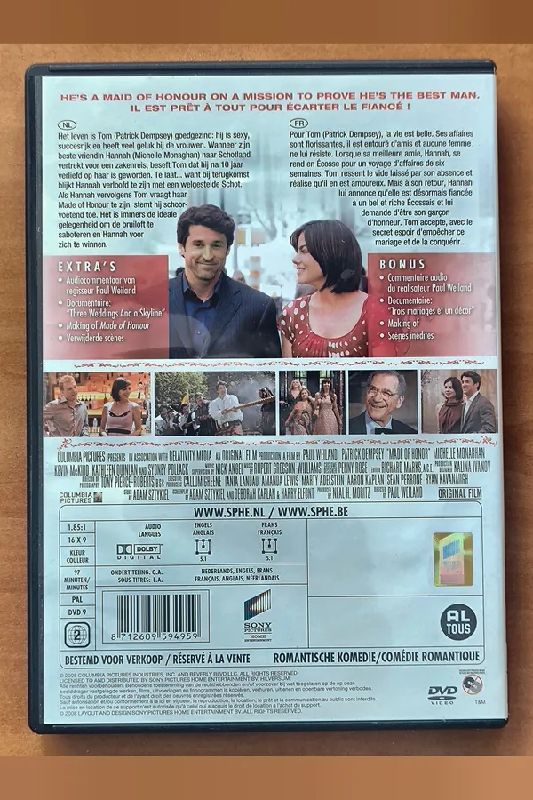 Made of Honor – achterkant