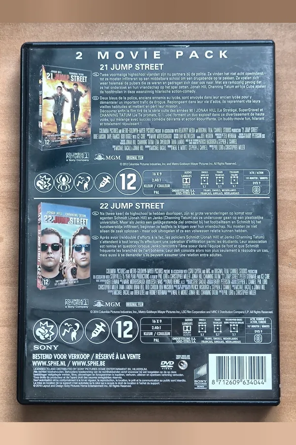 21 Jump Street | 22 Jump Street – achterkant