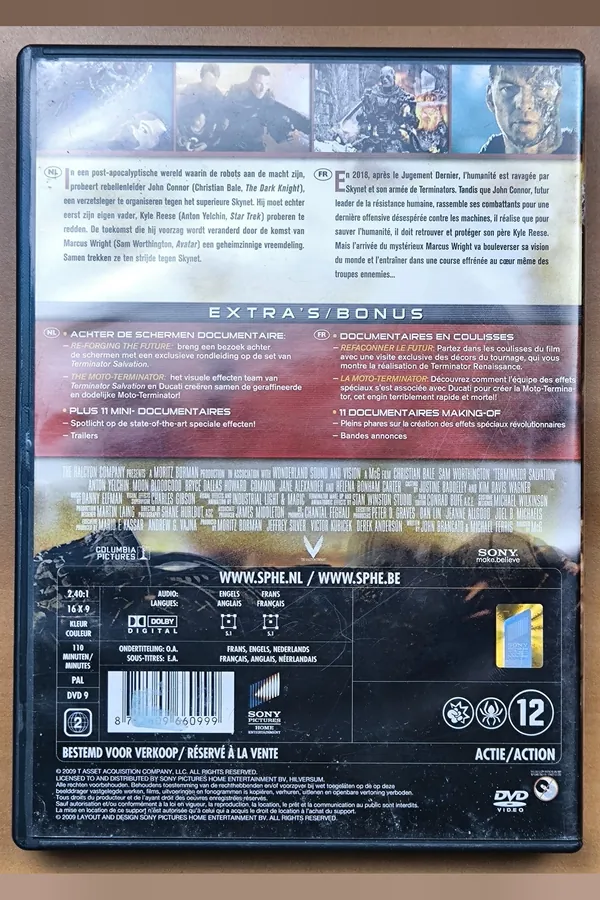 Terminator Salvation – achterkant