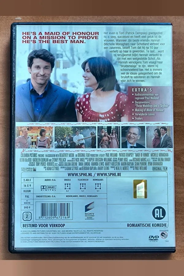 Made of Honor – achterkant
