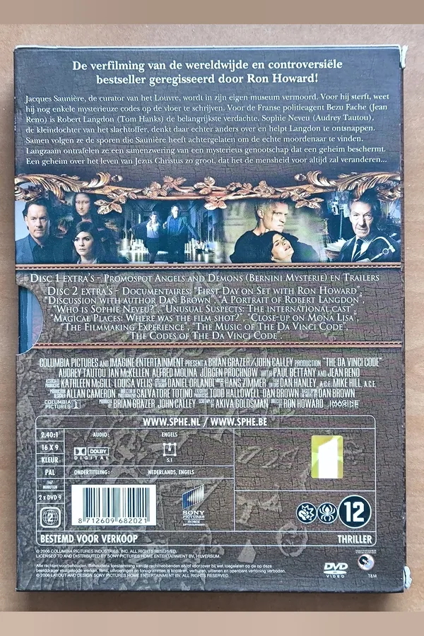 The Da Vinci Code – achterkant