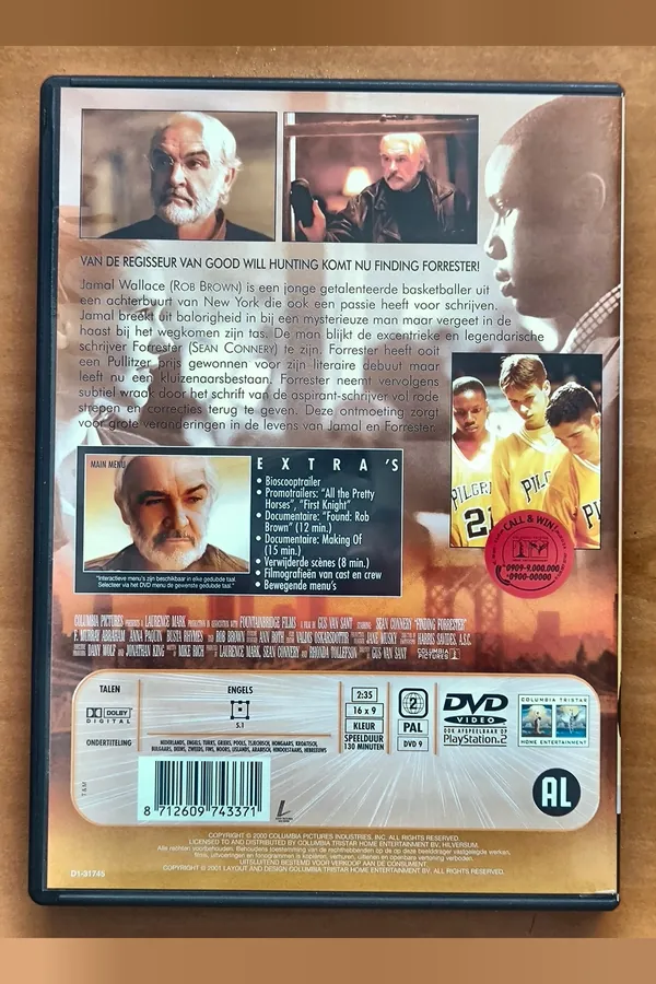 Finding Forrester – achterkant